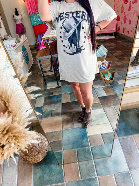 Western Tee Dress