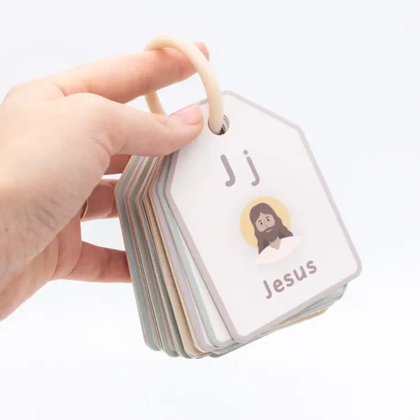 Bible ABC Flash Card Ring