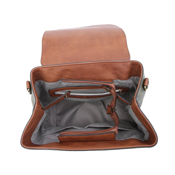 Cow Print Convertible Backpack